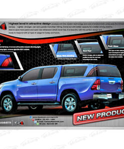 Nắp thùng cao TL1 cho xe bán tải Hilux