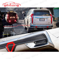 Ốp cản sau FITT Thái Lan Pajero Sport