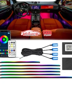 Độ đèn LED ambient light cho nội thất xe ô tô