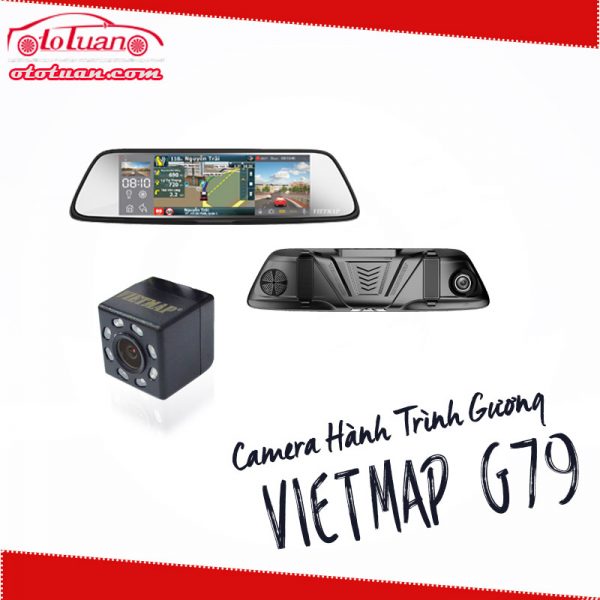 Camera hành trình gương VietMap G79