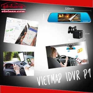 Camera hành trình gương giám sát trực tuyến Vietmap iDVR P1