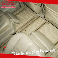 Thảm lót sàn 5D xe Previa 2012