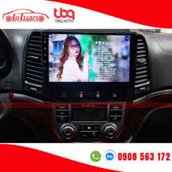 Màn hình android cho xe Hyundai Santafe 2010