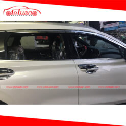 Viền che mưa crom xe Santafe 2019