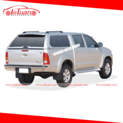 Nắp thùng cao Toyota Hilux 2010 không đèn có baga kính lùa