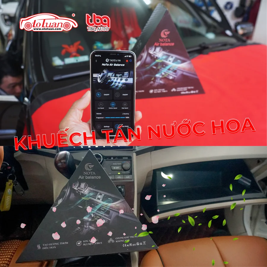 Toyota Venza lắp đặt bộ khuếch tán nước hoa khử mùi