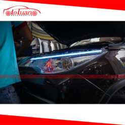 Độ đèn led mắt mí + mắt quỷ cho Fortuner 2017+