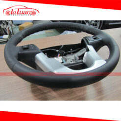 Khâu da vô lăng Sorento đen -  đục lỗ