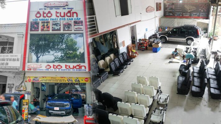 Bọc ghế da ô tô an dương vương Quận 5