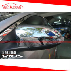 Ốp gương chiếu hậu mạ crom Toyota Vios 16