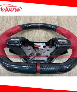 Khâu da vô lăng kết hợp nhúng carbon Elantra Sport 2020