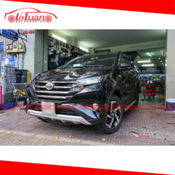 Ốp cản trước sau Toyota Rush mẫu pô tròn