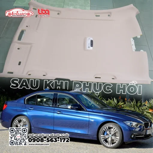 Phục hồi trần nỉ xe BMW F30