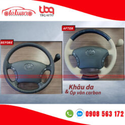 Độ vô lăng xe Toyota Fortuner 2014