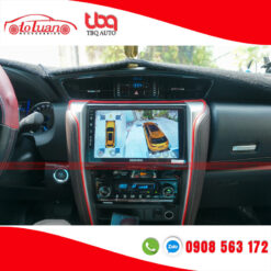 Màn hình Zestech Z800+ tích hợp camera 360 độ cho Fortuner