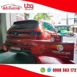 Độ cốp mở điện tích hợp đá cốp xe Vinfast LUX SA 2.0