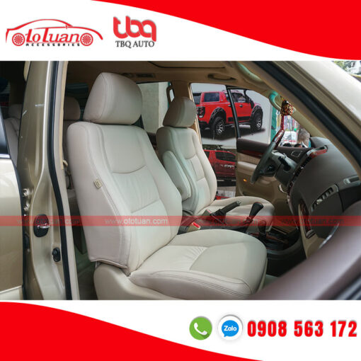 Lexus GX470 2008 bọc da bò Ý theo màu nguyên bản