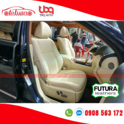 Bọc ghế da bò Ý chuẩn Nappa hiệu FUTURA cho xe LEXUS LS460L
