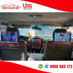 Màn hình gối đầu android độc lập cho xe Land Cruiser