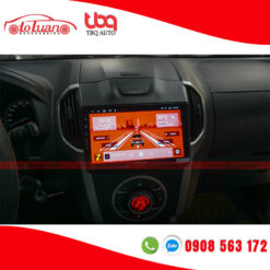 Màn hình Zestech và camera lùi AHD lắp cho xe Chevrolet Colorado 2014 - 2016