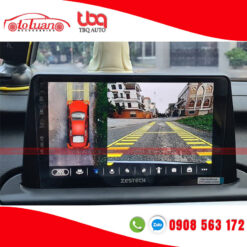 Kia K3 2022 lắp màn hình android Zestech liền camera 360