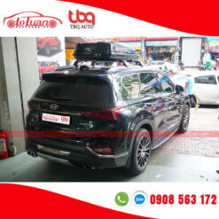 Phi thuyền chứa đồ trên mui xe ô tô [Màu Đen]