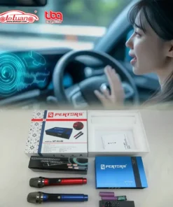 Bộ mic hát karaoke trên xe ô tô