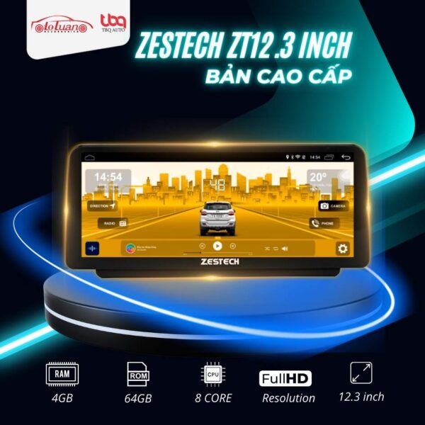Zestech ZT 12.3 inch bản cao cấp