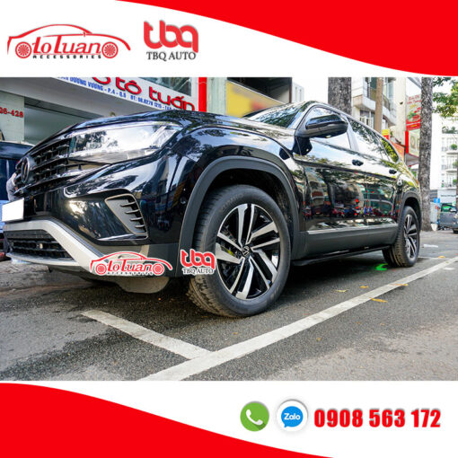 Mâm xe Teramont sau khi được phay và sơn màu đen