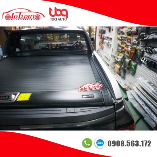 Nắp thùng cuộn Anpha kết hợp khung wildtrak xe ford ranger 2023