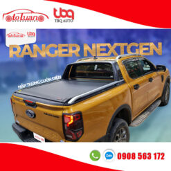 Nắp thùng cuộn điện cho xe Ford Ranger 2023