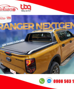 Nắp thùng cuộn điện cho xe Ford Ranger 2023