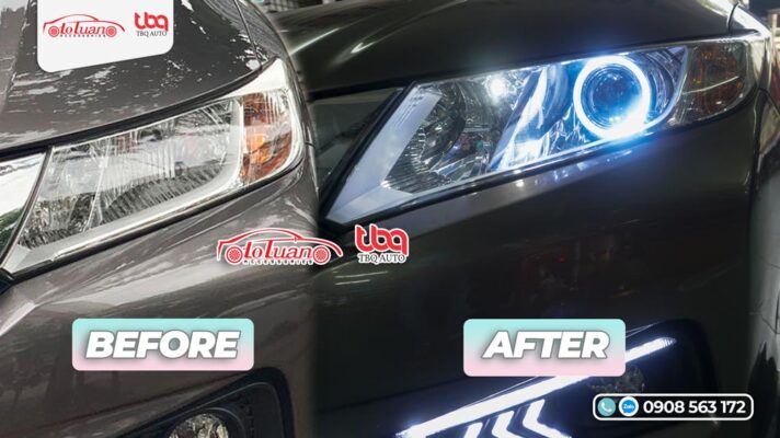 Độ đèn xe Honda City 2015 