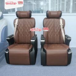 Ghế VIP Limousine màu nâu phối đen