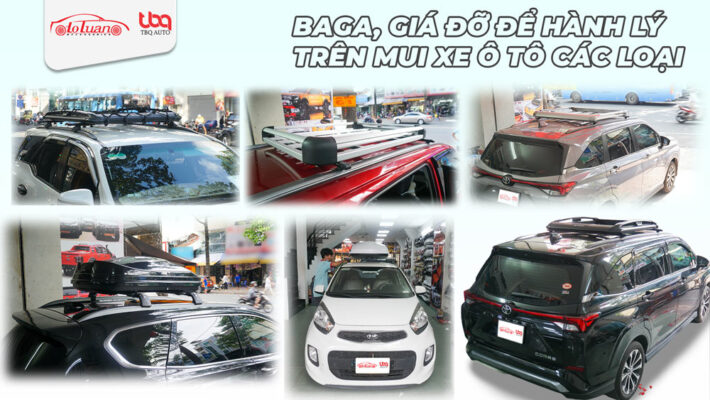 Baga giá để hành lý mui xe ô tô các loại