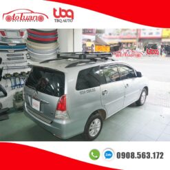 Toyota innova 2006 - 2015 lắp baga mui giá nóc