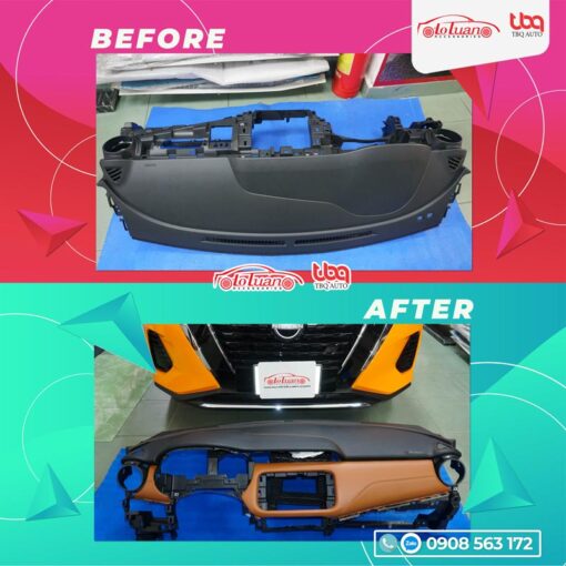 Bọc da taplo xe Nissan Kicks