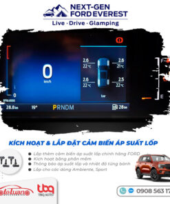 Cảm biến áp suất lốp Ford Ranger 2023 NextGen