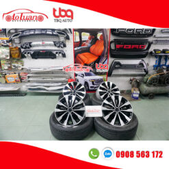 Phay và sơn mâm phối màu xe Kia Sedona