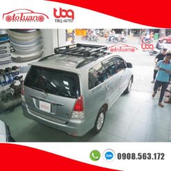 Toyota innova 2006 - 2015 lắp baga mui giá nóc