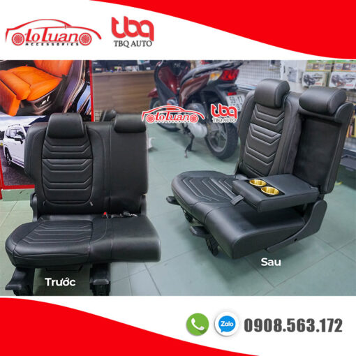 Độ bệ tỳ tay băng ghế 2 xe Kia Carens Luxury 2023