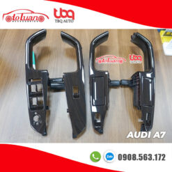 Phục hồi nhựa Audi A7 bị chảy bằng cách sơn nhúng ốp gỗ