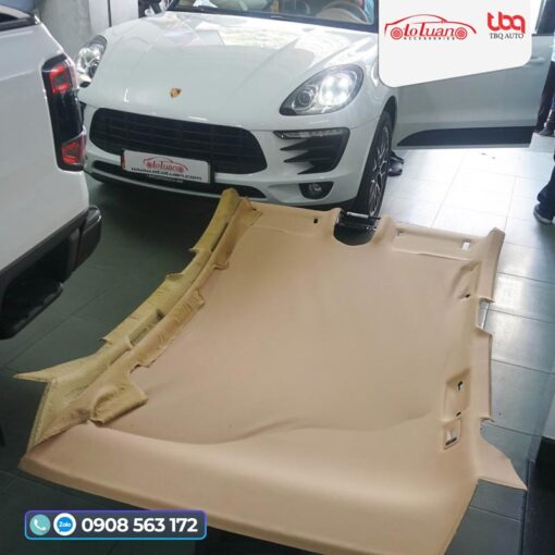 Phục hồi trần nỉ xe Porsche Macan