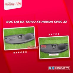 Bọc da taplo xe Honda Civic bị bung túi khí