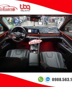 Hyundai Elantra 2023 độ đèn LED nội thất RGB 18 chi tiết