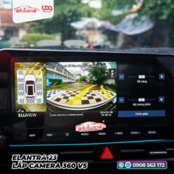 Hình mô phỏng 3D camera 360 Elliview V5 trên Hyundai Elantra 2023