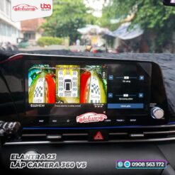 2 camera lề trái phải của bộ camera 360 Elliview V5 trên Hyundai Elantra 2023