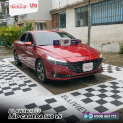 Hyundai Elantra 2023 lắp camera 360 độ Elliview V5