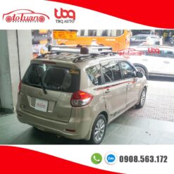 Suzuki Ertiga lắp baga giá nóc chở hàng