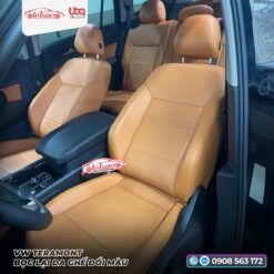 VW Teramont Bọc lại ghế da mới đổi màu